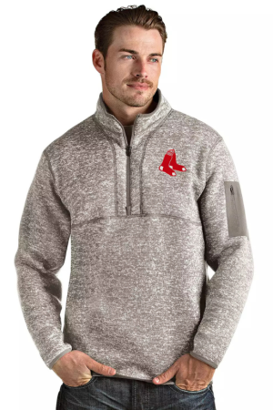 Men's Boston Red Sox 1/4 Zip Pullover Sweater