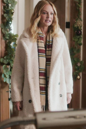 Best Christmas Ever Charlotte Sanders White Coat  Heather Graham