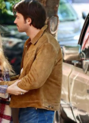 Brandon Sklenar It Ends with Us Brown Jacket