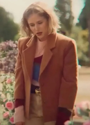 Sex Education Hope Haddon Brown Coat