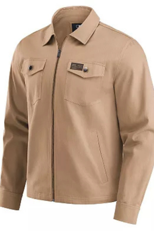 Men's�Darius Rucker Collection by Fanatics Tan Boston Red Sox Distressed Washed Full-Zip Jacket