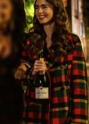 Emily In Paris Emily Cooper Checked Wool Coat