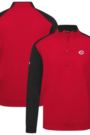 Men's Levelwear Red Cincinnati Reds Insignia 2.0 Quarter-Zip Pullover Top