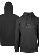 Men's Levelwear Black Cincinnati Reds Podium Abyssal Pullover Hoodie
