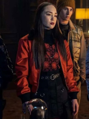 Wednesday S01 Naomi J Ogawa Red Jacket