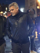 Wolfs 2024 George Clooney Leather Jacket