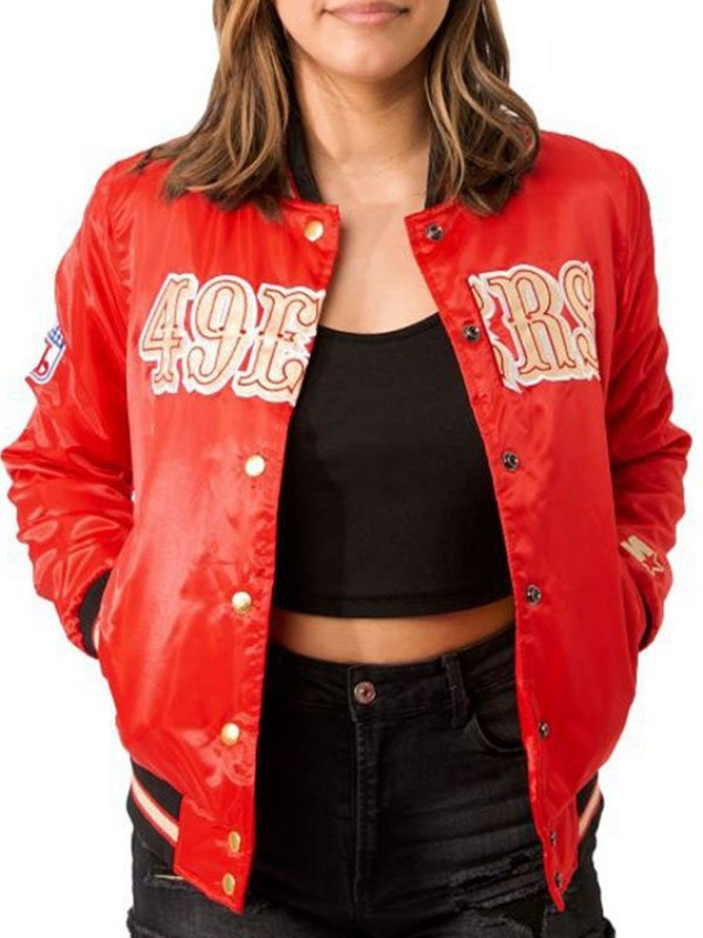 Women’s Starter SF 49ers Jacket 1 Women’s Starter SF 49ers Jacket
