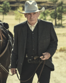 Yellowstone 1923 TV Series Harrison Ford Black Wool Blazer