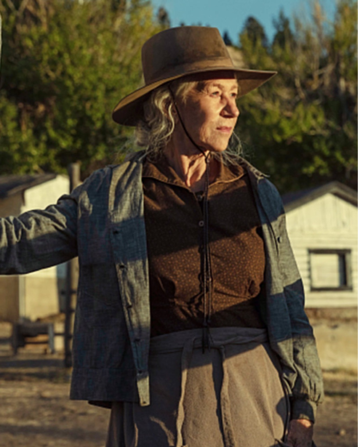 Yellowstone 1923 TV Series Helen Mirren Grey Jacket 1 Yellowstone 1923 TV Series Helen Mirren Grey Jacket