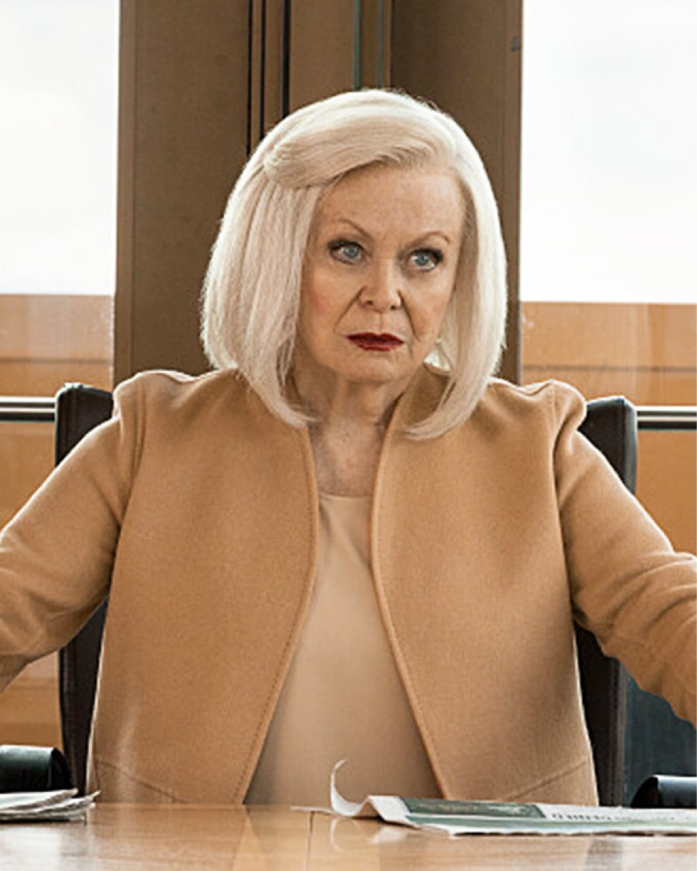Yellowstone Season 5 Jacki Weaver Beige Coat 1 Yellowstone Season 5 Jacki Weaver Beige Coat