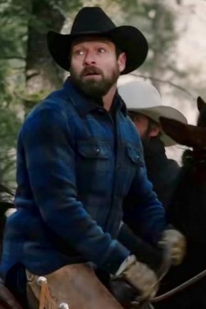 Yellowstone TV Series Ian Bohen Flannel Jacket