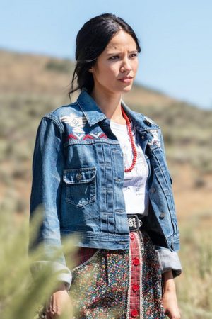 Yellowstone TV Series S03 Kelsey Asbille Denim Jacket