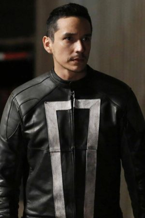 Agents of Shield Robbie Reyes Leather Jacket