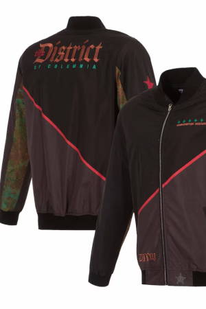Men's Utah Jazz Mitchell & Ness Purple Hardwood Classics Throwback Wordmark Raglan Full-Snap Jacket