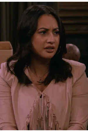 Francia Rasia How I Met Your Father Suede Jacket