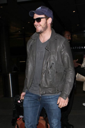 Chris Pratt Leather Jacket #1