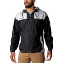 Men's Chicago White Sox Columbia Black Omni-Shade Flash Challenger Full-Zip Windbreaker Jacket