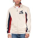 Men's Chicago White Sox Starter Cream Rebound Cooperstown Collection Full-Zip Track Jacket