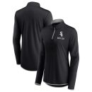 Women's Chicago White Sox Fanatics Black Worth The Drive Quarter-Zip Jacket