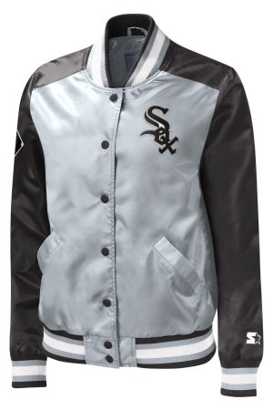 Women's Chicago White Sox Starter Silver The Legend Full-Snap Jacket