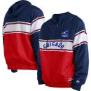 Men's Chicago White Sox New Era Navy Ripstop Raglan Quarter-Zip Hoodie
