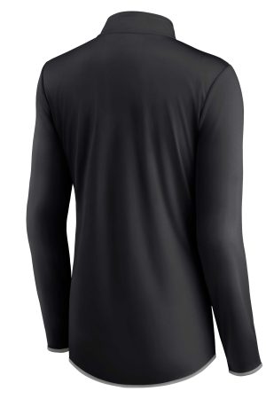 Women's Chicago White Sox Fanatics Black Worth The Drive Quarter-Zip Jacket