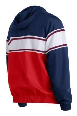 Men's Chicago White Sox New Era Navy Ripstop Raglan Quarter-Zip Hoodie