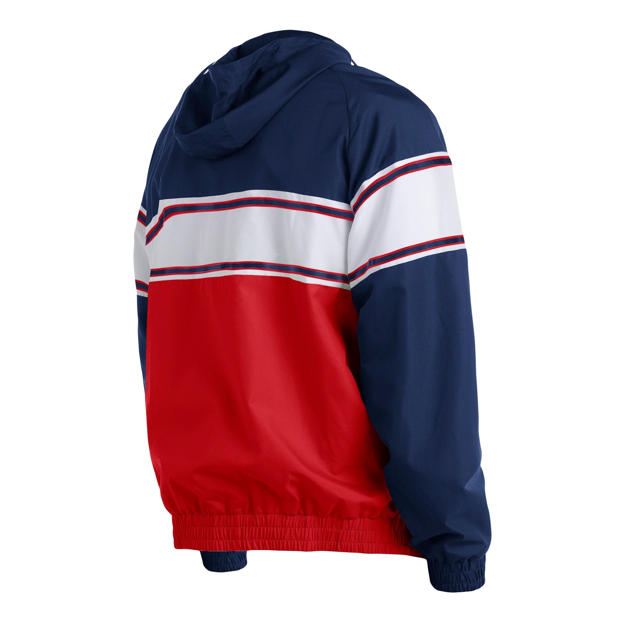 Men's Chicago White Sox New Era Navy Ripstop Raglan Quarter-Zip Hoodie 2 Men's Chicago White Sox New Era Navy Ripstop Raglan Quarter-Zip Hoodie - Image 2