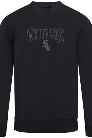 Men's Chicago White Sox Levelwear Black Zane Darkmoon Pullover Sweatshirt