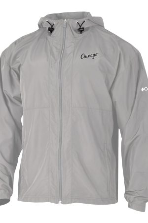 Men's Chicago White Sox Columbia Gray The Prodigy Full-Zip Windbreaker