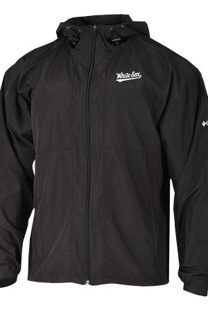 Men's Chicago White Sox Columbia Black The Prodigy Full-Zip Windbreaker