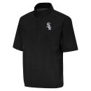 Men's Chicago White Sox Antigua Black Brisk Quarter-Zip Wind Shirt