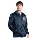 Men's Chicago White Sox Starter Navy Cooperstown Collection Point Man Full-Snap Coaches Jacket