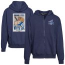 Men's Chicago White Sox Levelwear Navy Uphill Cooperstown Collection Core Logo Full-Zip Hoodie