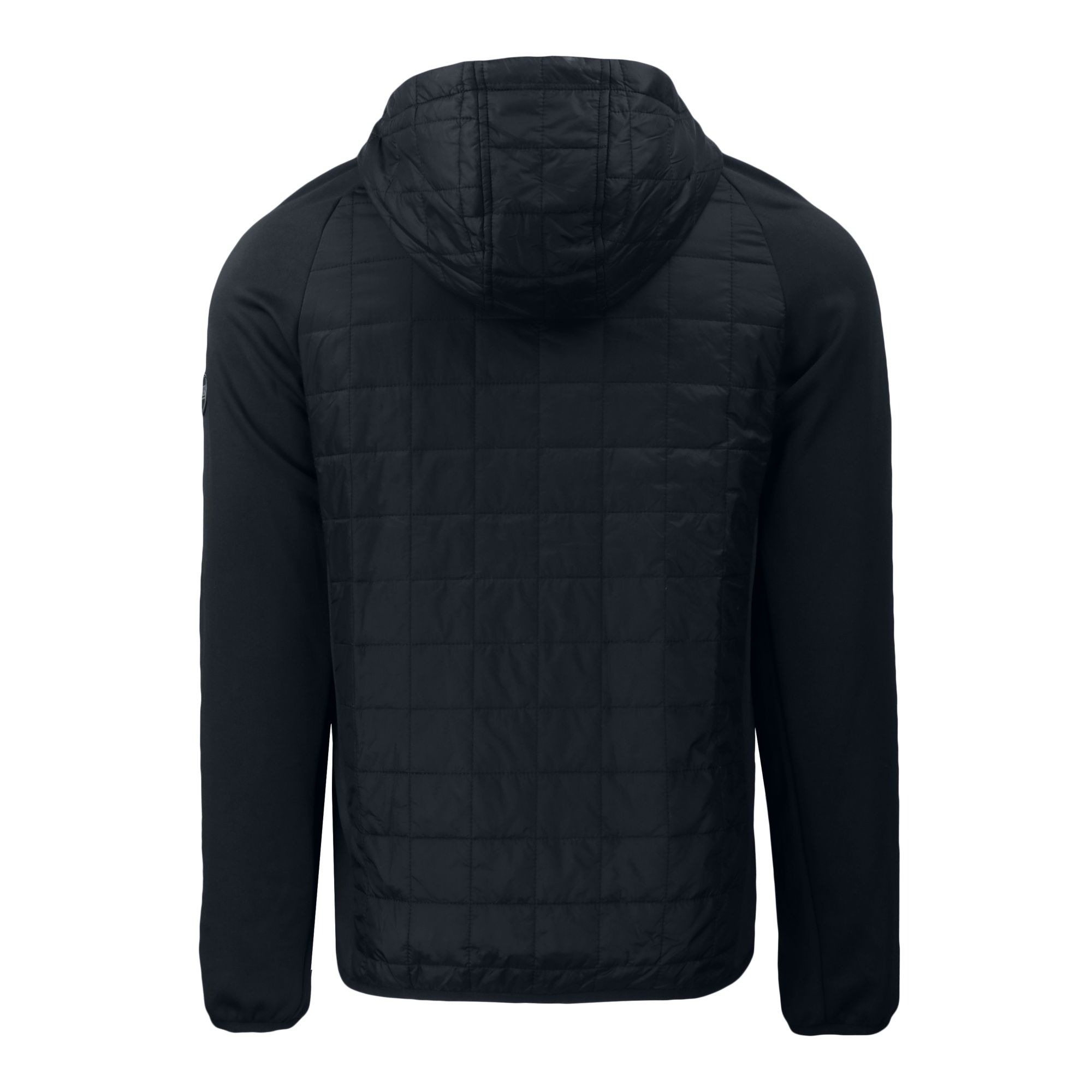 Men's Chicago White Sox Cutter & Buck Black Eco Hybrid PrimaLoft Full-Zip Hoodie Jacket 2 Men's Chicago White Sox Cutter & Buck Black Eco Hybrid PrimaLoft Full-Zip Hoodie Jacket - Image 2