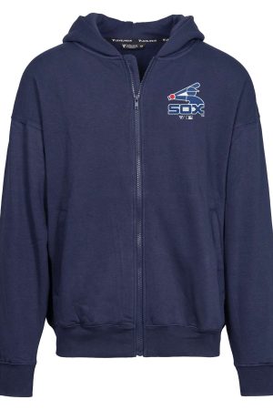 Men's Chicago White Sox Levelwear Navy Uphill Cooperstown Collection Core Logo Full-Zip Hoodie