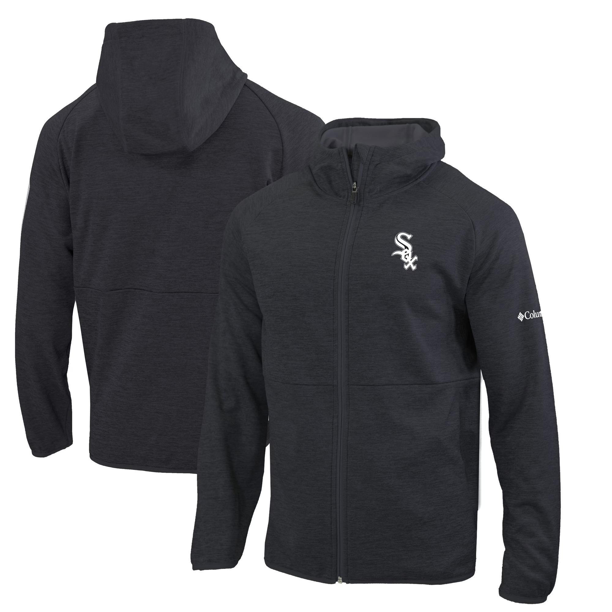 Men's Chicago White Sox Columbia Black Omni-Wick It's Time Full-Zip Jacket 1 Men's Chicago White Sox Columbia Black Omni-Wick It's Time Full-Zip Jacket