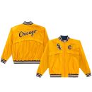 Men's Chicago White Sox Eric Emanuel Yellow Satin Full-Zip Windbreaker