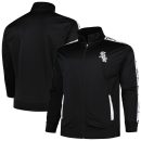 Men's Chicago White Sox Black Big & Tall Tricot Track Full-Zip Jacket