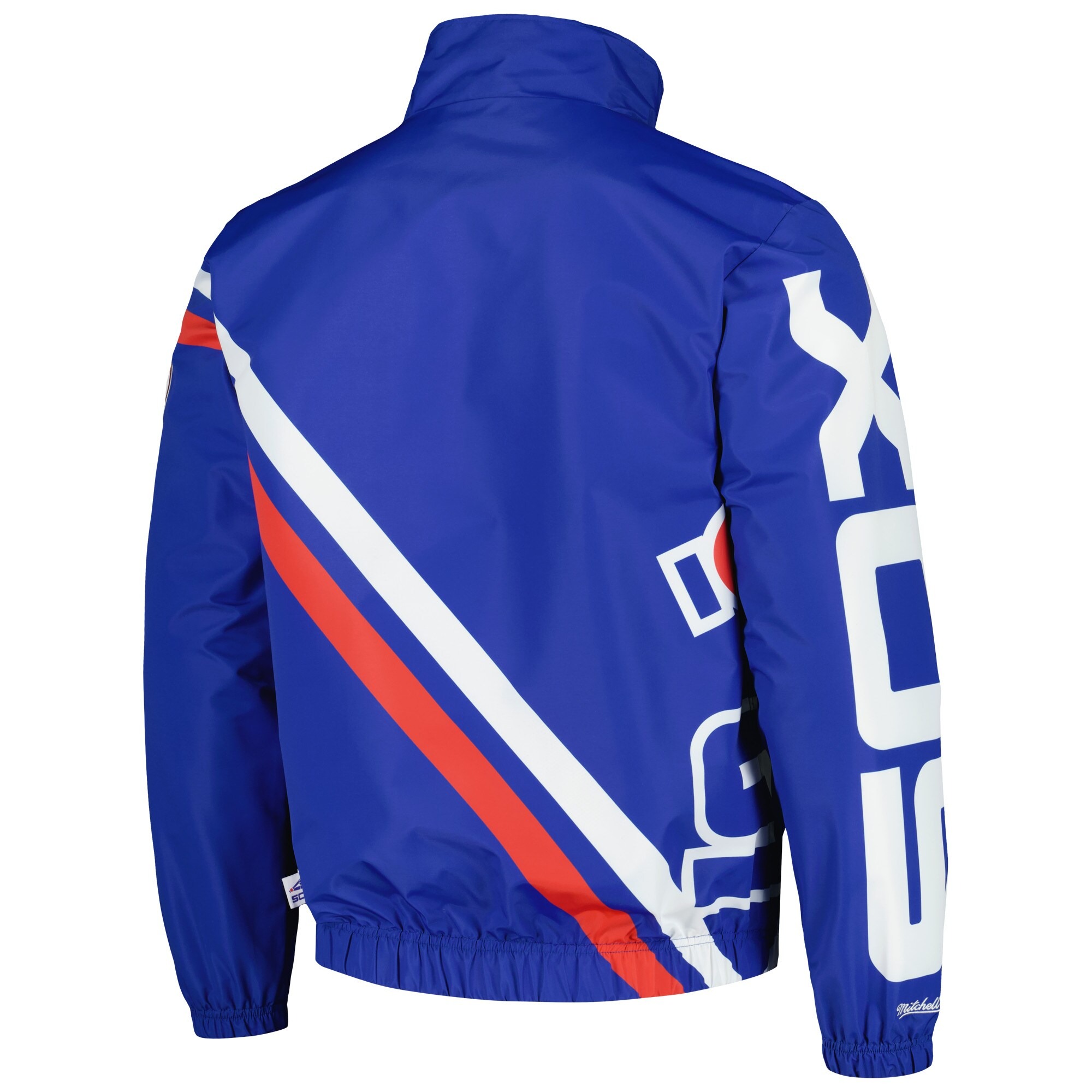 Men's Chicago White Sox Mitchell & Ness Royal Exploded Logo Warm Up Full-Zip Jacket 2 Men's Chicago White Sox Mitchell & Ness Royal Exploded Logo Warm Up Full-Zip Jacket - Image 2