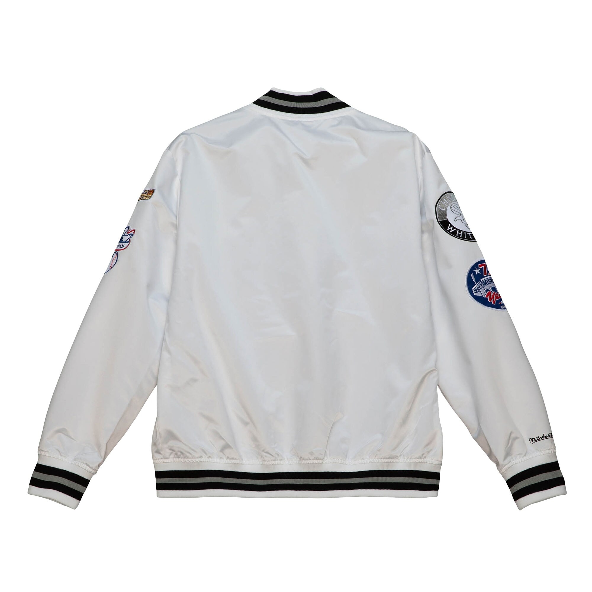 Men's Chicago White Sox Mitchell & Ness White City Collection Satin Full-Snap Varsity Jacket 2 Men's Chicago White Sox Mitchell & Ness White City Collection Satin Full-Snap Varsity Jacket - Image 2