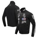 Men's Chicago White Sox Pro Standard Black Fast Lane Full-Zip Track Jacket
