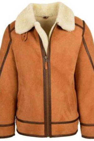 Top Gun Sheepskin B3 Brown Bomber Jacket