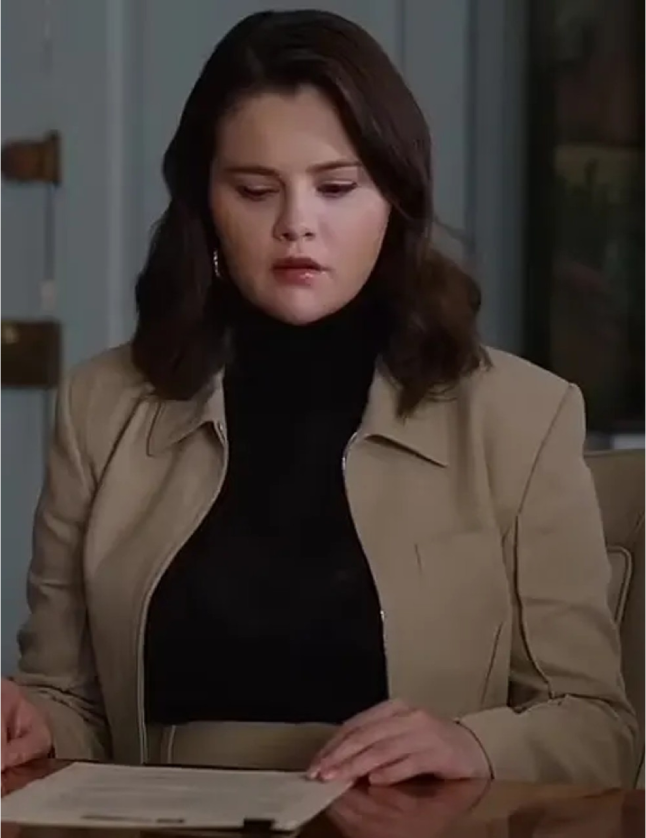 Selena Gomez Only Murders in the Building S04 Jacket 1 Selena Gomez Only Murders in the Building S04 Jacket