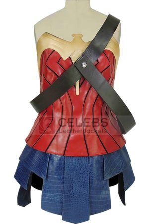Wonder Woman Gal Gadot Leather Costume