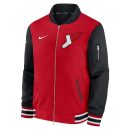 Men's Chicago White Sox Nike Red/Black 2025 City Connect Authentic Collection Full-Zip Bomber Jacket