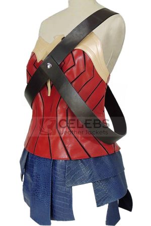 Wonder Woman Gal Gadot Leather Costume