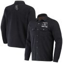 Men's Chicago White Sox Darius Rucker Collection by Fanatics Black Ringstop Full-Snap Shacket
