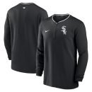 Men's Chicago White Sox Nike Black Authentic Collection Performance Half-Zip Top