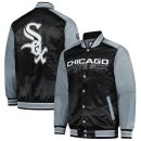 Men's Chicago White Sox Starter Black Full-Snap Jacket